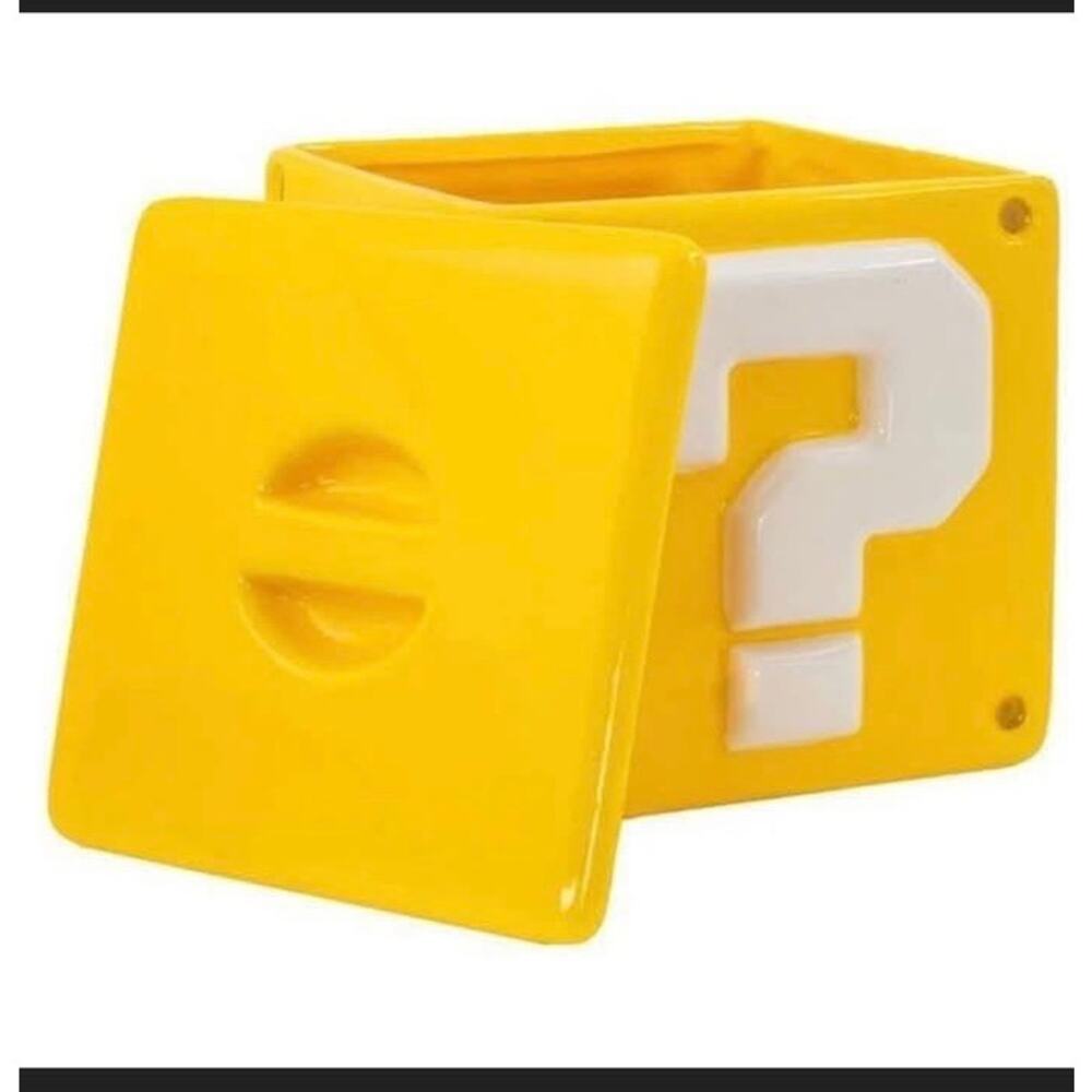 New Nintendo Mario Question Block Keeper Jar